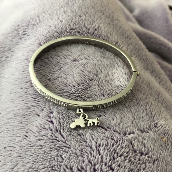 Coach pave horse and carriage bangle bracelet - Picture 2 of 3